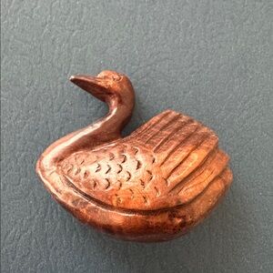 Rare Vintage Hand Carved Swan